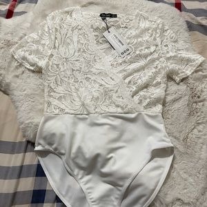 Boohoo Lace Bodysuit
